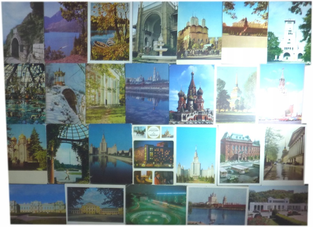 Rosja - 50 widokówek - pocztówki zestaw 17