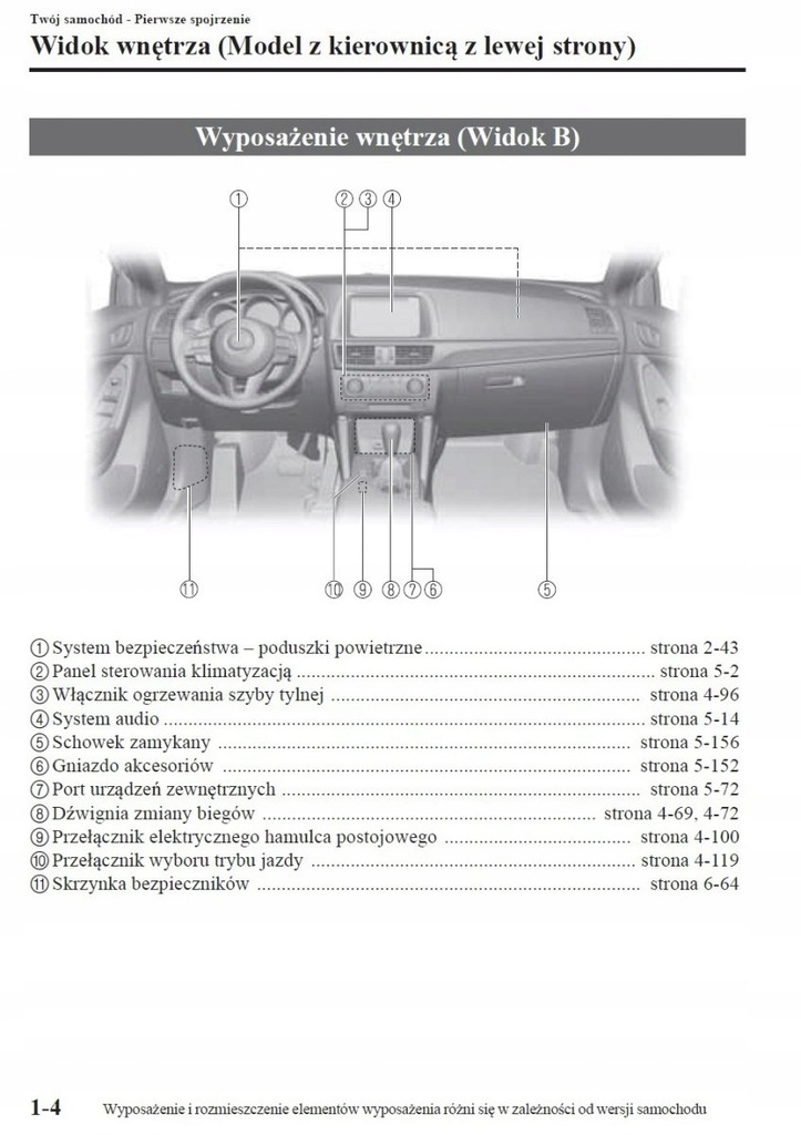 Mazda CX5 od 2015 lift + Radio Instrukcja Obsługi