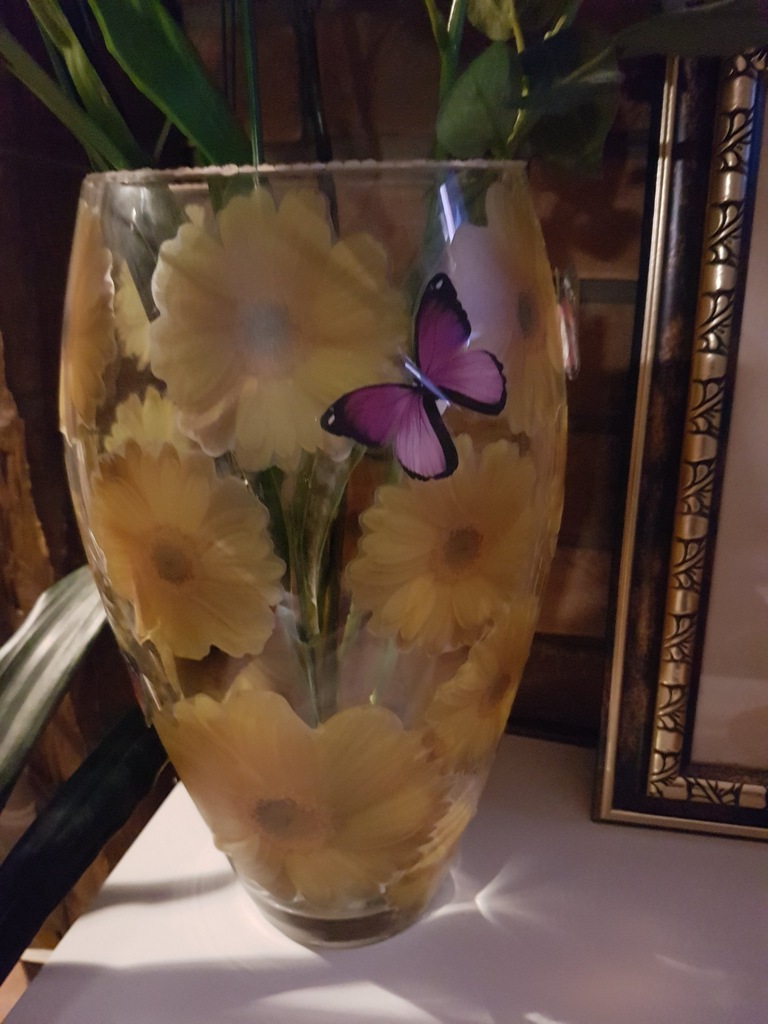 wazon szklany wysoki