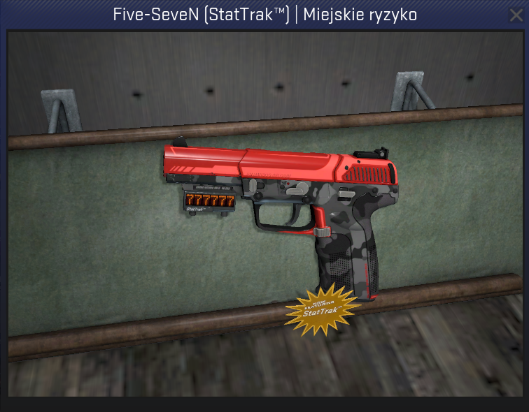 FIVE SEVEN MIEJSKIE RYZYKO STATTRAK lu CS GO skin