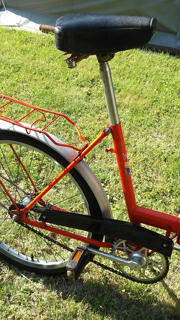 ROWER ROMET JUBILAT 2 SKŁADAK KOŁA 24 RP.1977ORYG 7380655763 oficjalne archiwum Allegro