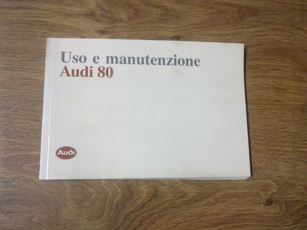 Audi 80 B3 Instrukcja Obsługi Książka Oryginał Fra