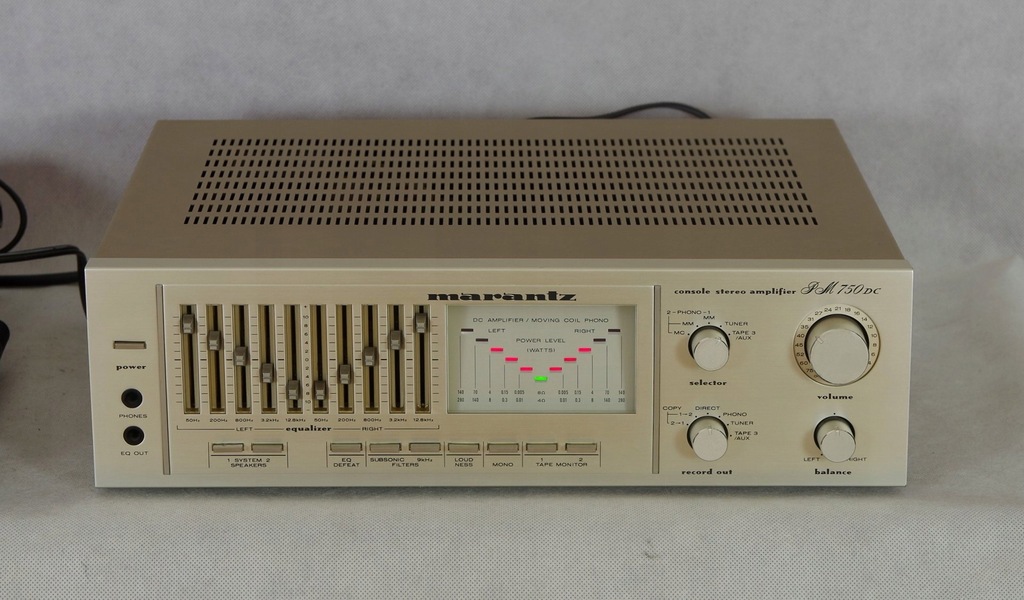 Marantz PM 750 DC, świetny wzmacniacz z korektorem