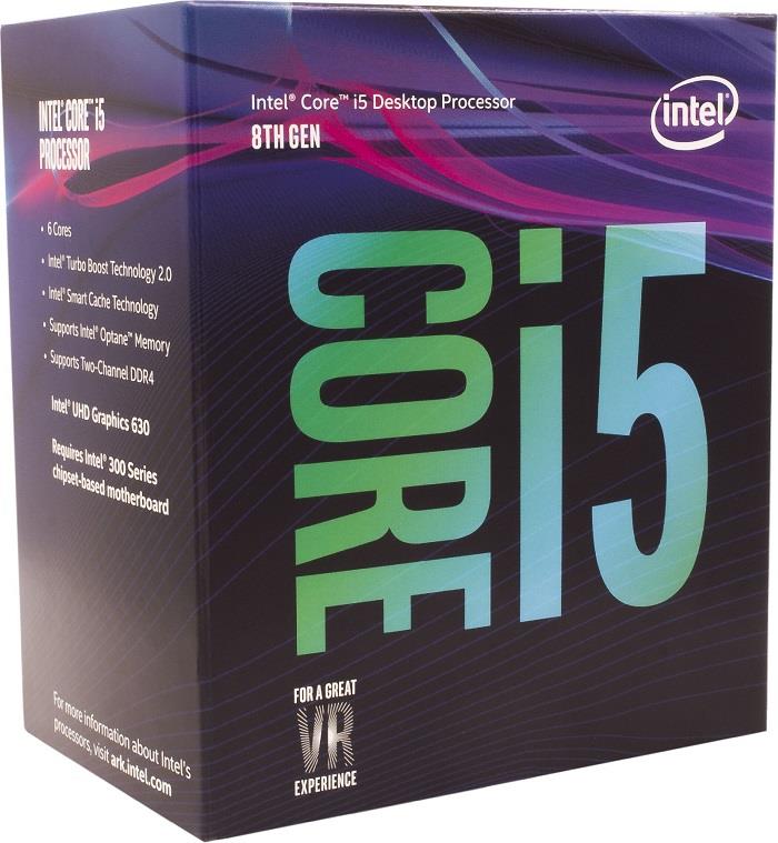 Procesor Intel i5-8400 4Ghz 6 rdzeni na stanie