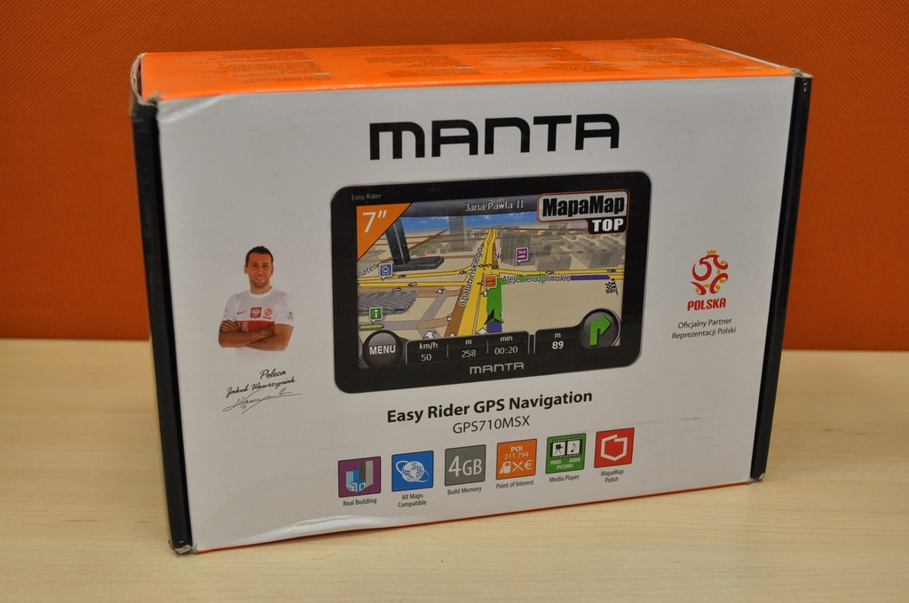 Nawigacja MANTA Easy Rider GPS710MSX 7&quot;MapaMa