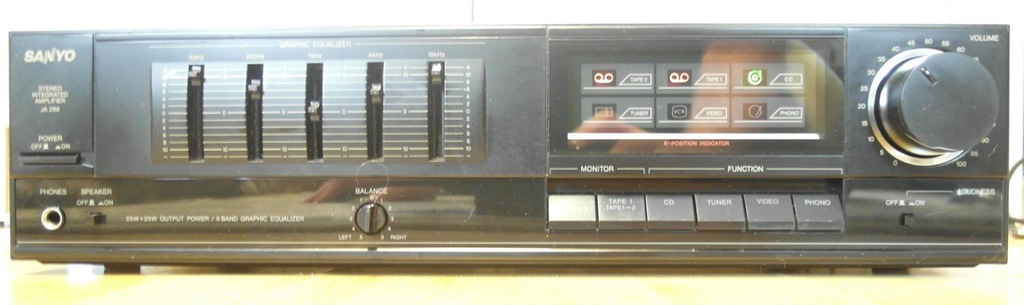 Stereofoniczny wzmacniacz Sanyo Ja 289
