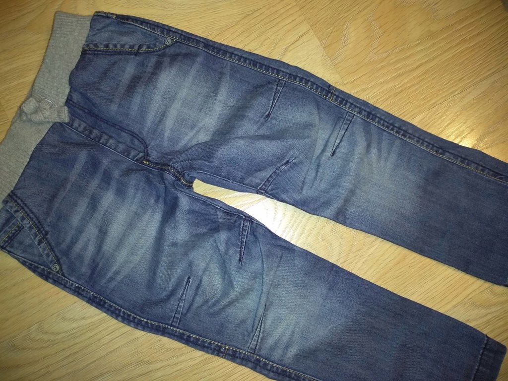 George ekstra spodnie jeansowe r. 98, 2-3 lata bdb