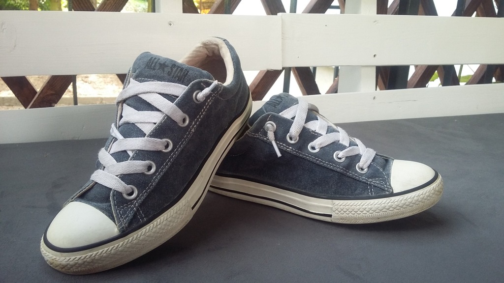 damskie trampki converse krótkie 36 stan db jeans