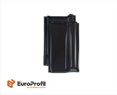 Dachówka ceramiczna BRAAS Rubin 13V CZARNY BŁYSZCZ