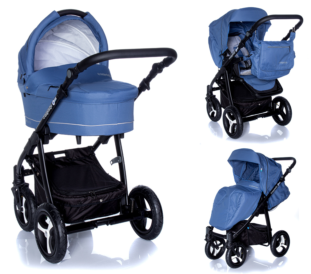 WÓZEK BABY DESIGN LUPO COMFORT JEANS 2W1 48H