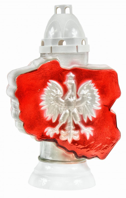 ZNICZ POLSKA ORZEŁ PATRIOTYCZNY BIAŁO CZERWONY