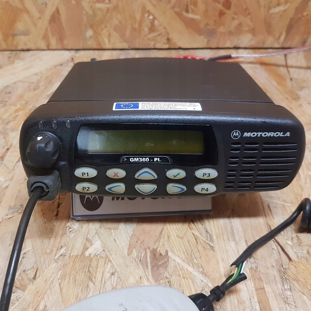 MOTOROLA GM 360 VHF 136 174 Mhz +MIKROFON MOTOROLA - 7443835575 ...