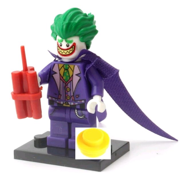 karta lego + the JOKER figurka z BATMAN MOVIE 24h