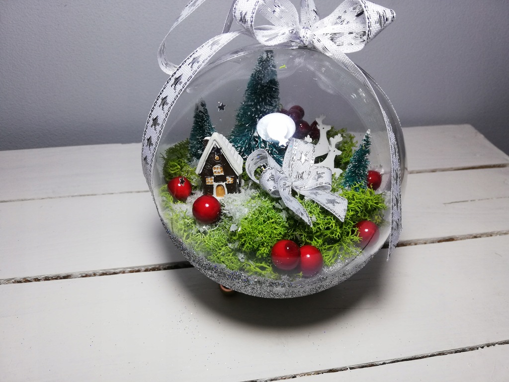 BOMBKA PRZESTRZENNA 3D NOWOŚĆ średn. 12cm HANDMADE