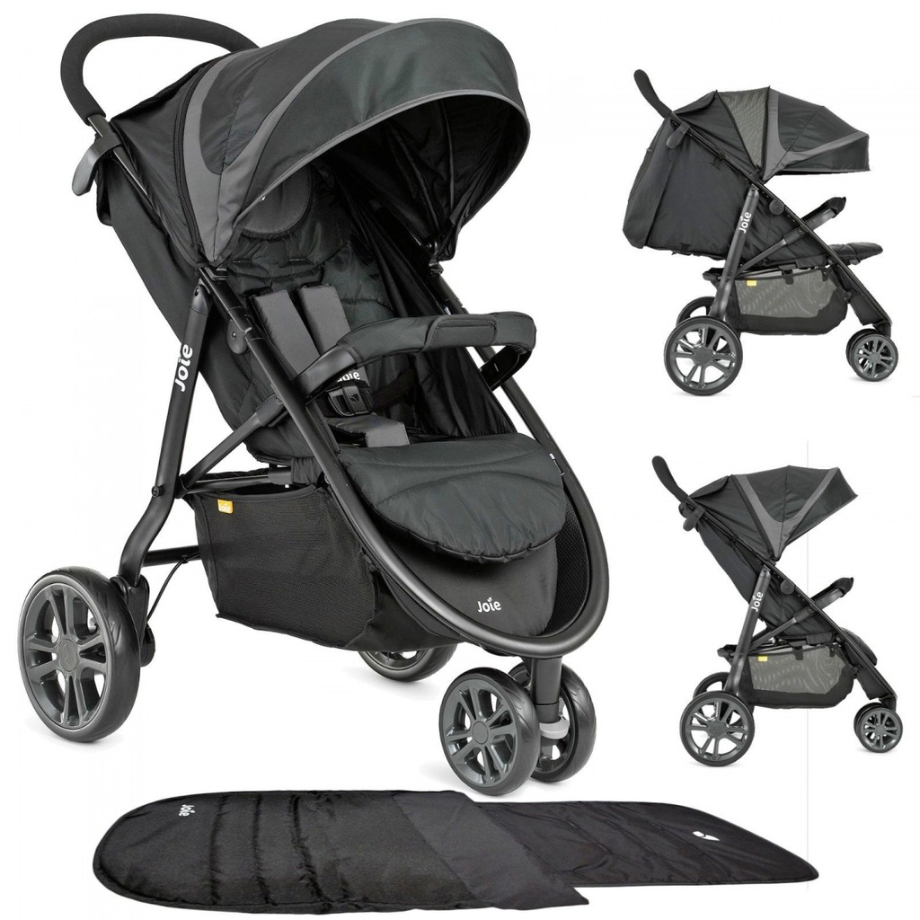JOIE LITETRAX 3 Midnight Wózek spacerowy Ocieplacz