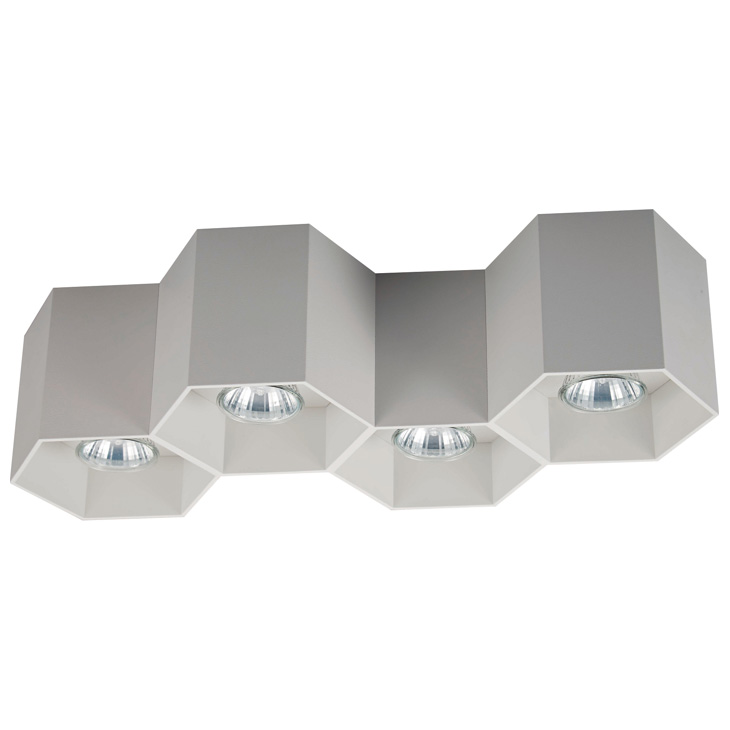 LAMPA SUFITOWA SPOT HEXAGON PLAFON ZUMA 20037-WH