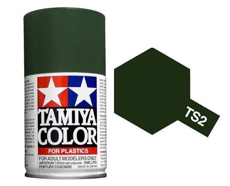 TAMIYA 85002 TS-2 Dark Green (100ml) - 7001614420 - oficjalne archiwum  Allegro