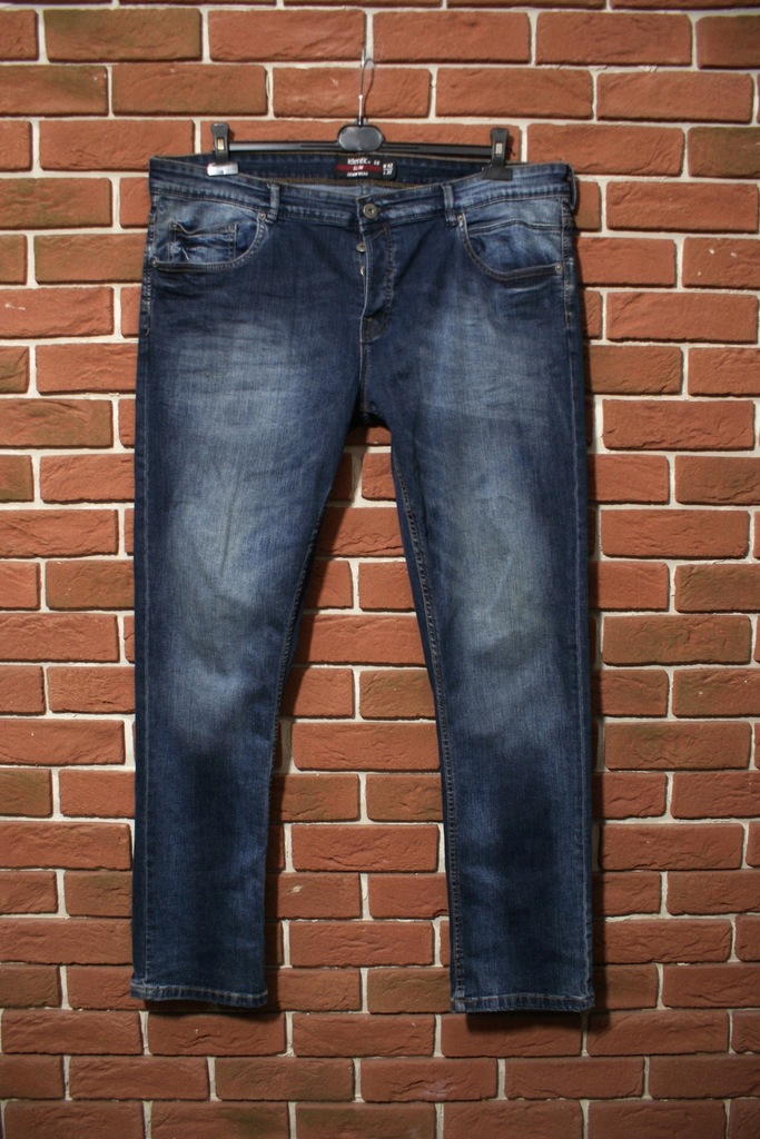 IDENTIC spodnie jeansy męskie BDB- XXL pas do 120