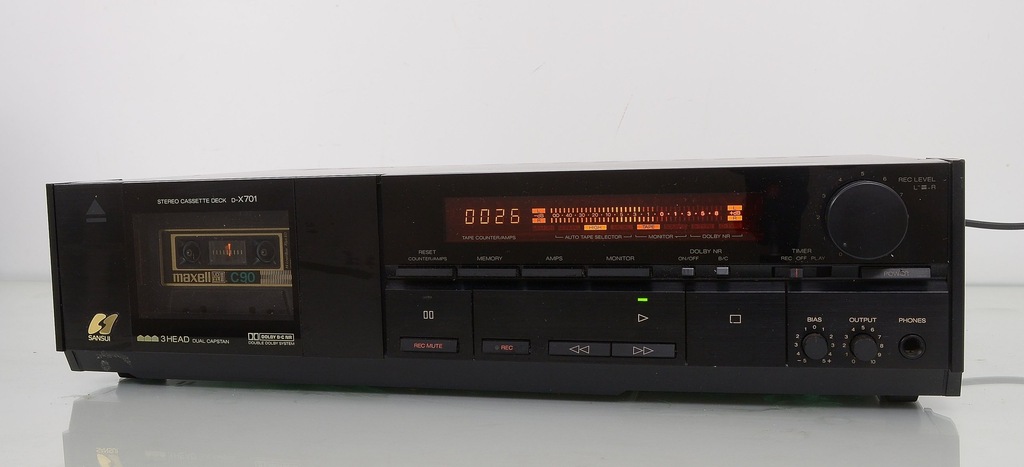 カセットデッキ　サンスイ　DX_701/705 2台 カセットデッキ サンスイ DX_701/705 2台 カセットデッキ