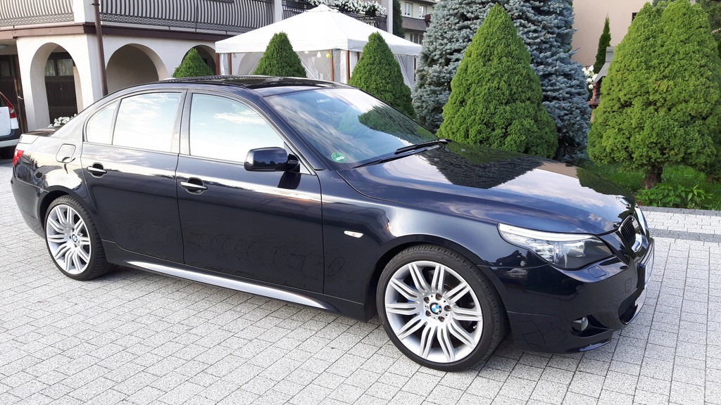 BMW E60 535d Biturbo 286KM Mpakiet CIC Sporty ORYG