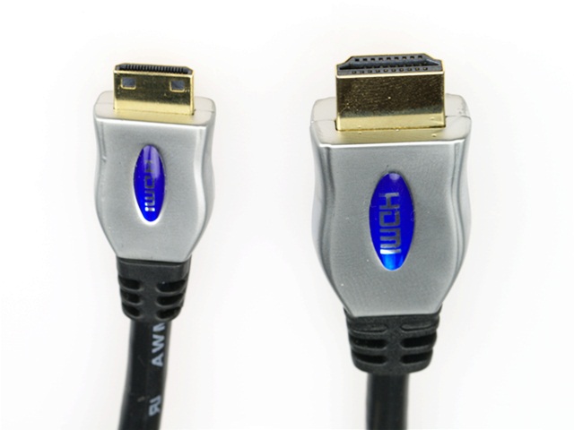 Kabel HDMI - mini HDMI Full HD Ethernet 1.4 2,5m