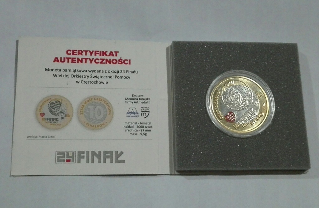WOŚP 24 Finał 10 FINAŁKÓW Mennica Jurajska