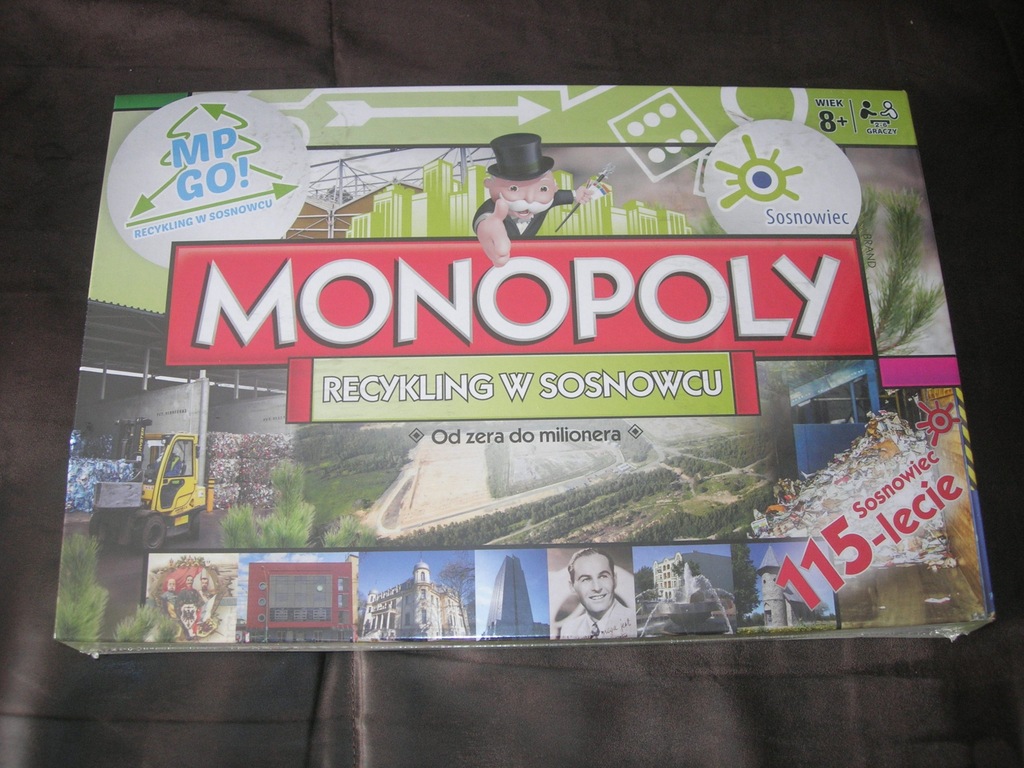 Gra Monopoly Sosnowiec nowa w folii Monopol