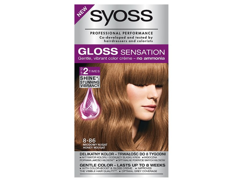 Syoss Gloss Sensation 8-86 Miodowy Nugat farba do