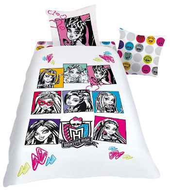 MONSTER HIGH LALKA UPIORNI EVER POŚCIEL 160x200 #