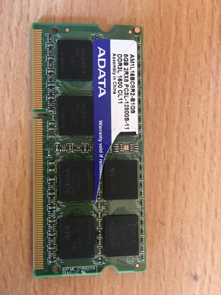 pamięć Ram do laptopa 8GB pc3L Adata