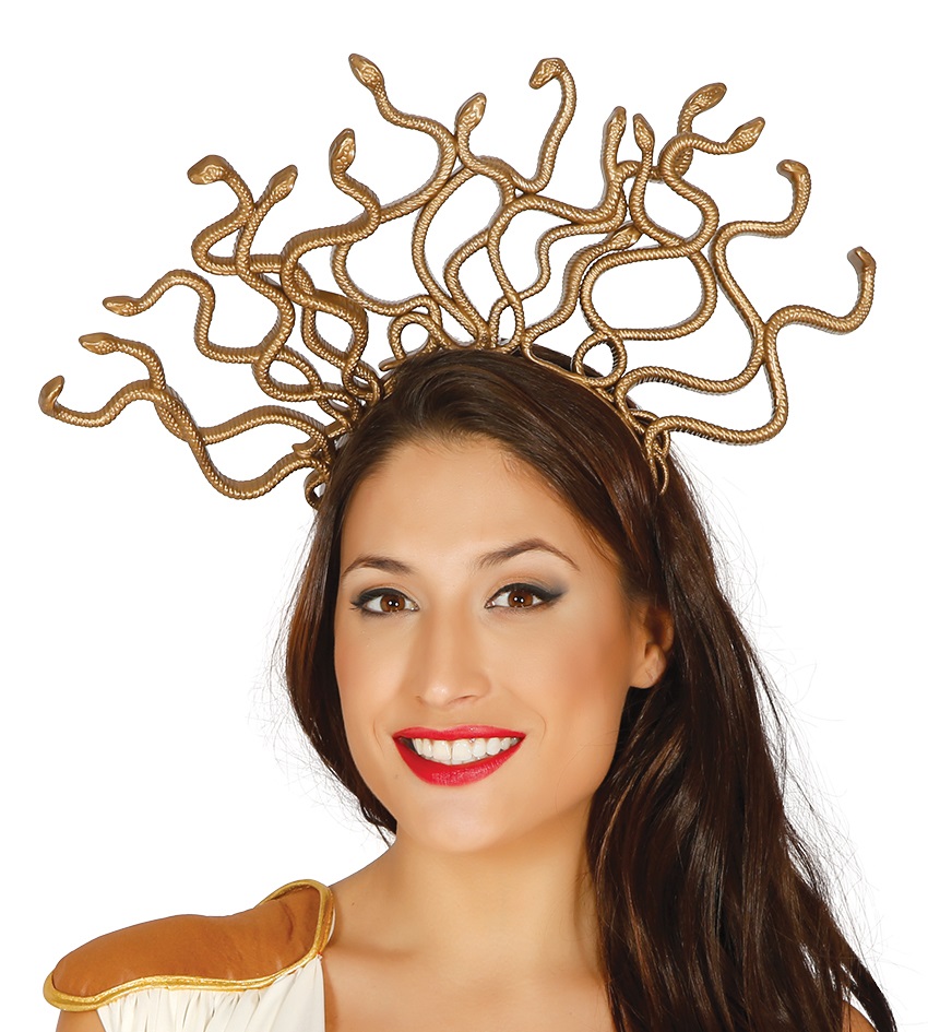 OPASKA MEDUSA MEDUZA WĘŻE DIADEM MITOLOGIA