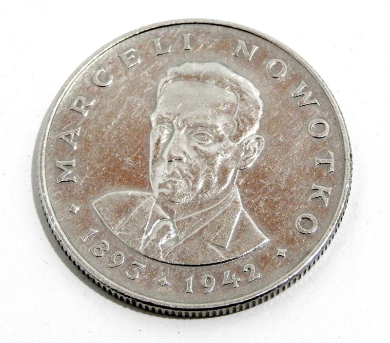MONETA MARCELI NOWOTKO  20 ZŁ 1976R