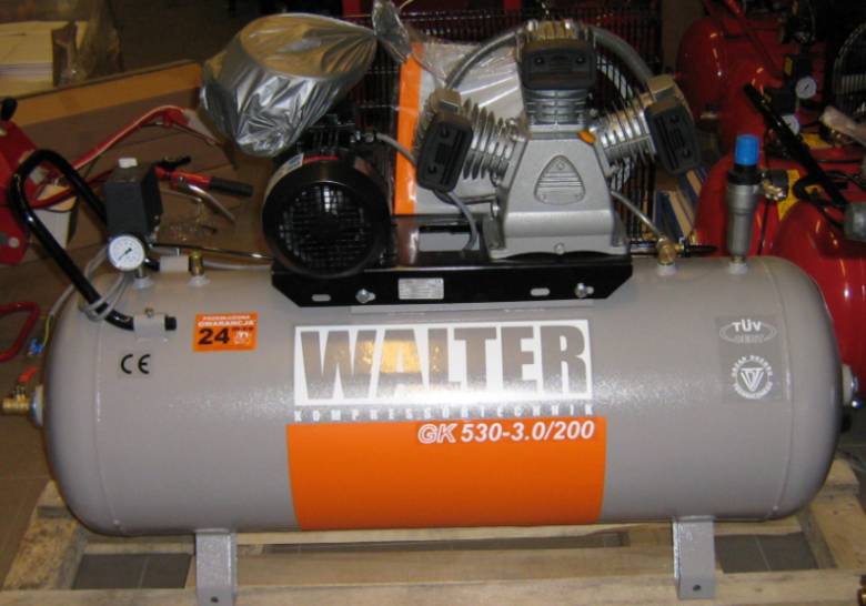 Kompresor WALTER TECHWA GK 530 3.0kW 200L KRAKÓW