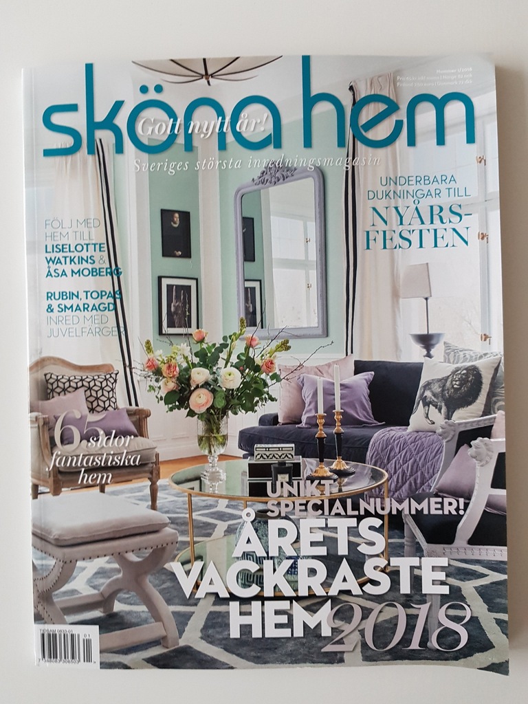 Skona Hem szwedzka 1/2018 wnętrza Skandynawia