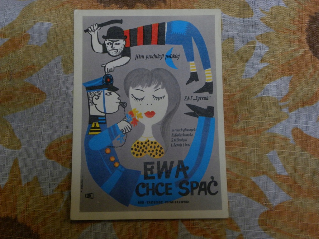 M.Stachurski, plakat filmu &quot;Ewa chce spać''