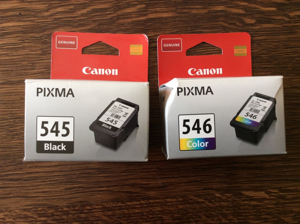 Tusze Canon pixma CL-546 kolorowy i PG-545 czarny - 7241882201