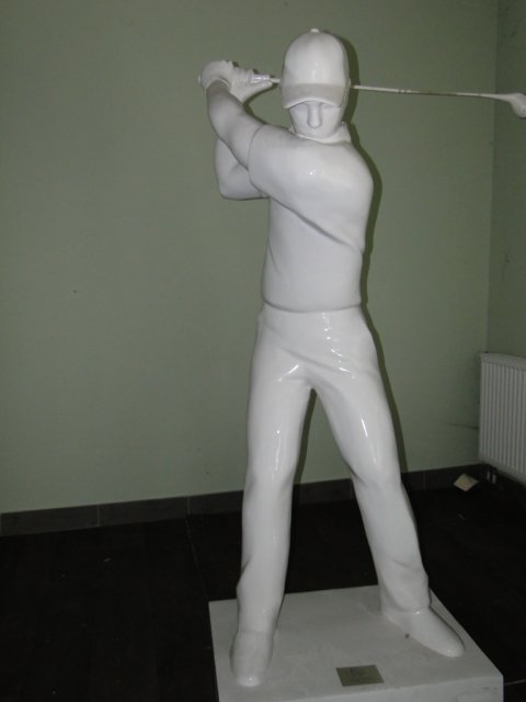 Figura postać golfista rozmiar 1:1 reklama 