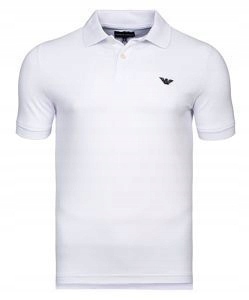 EMPORIO ARMANI biała koszulka polo PO63 r. M