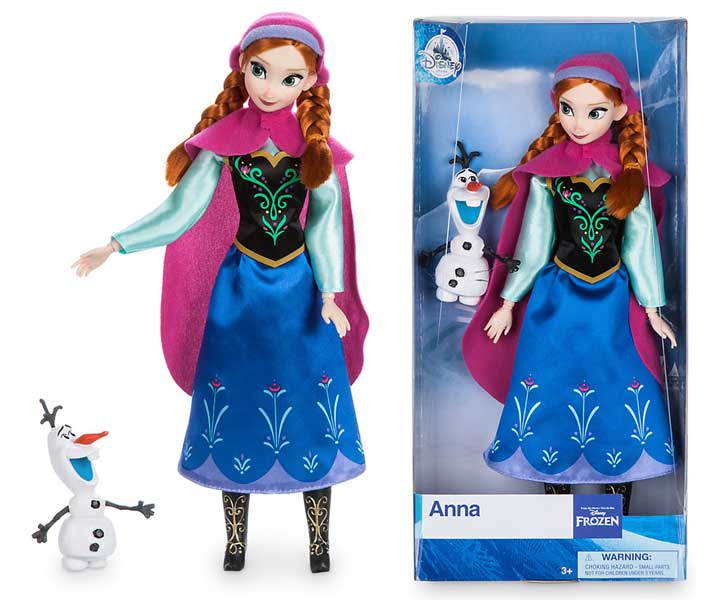 Lalka ANNA + OLAF DISNEY STORE FROZEN KRAINA LODU