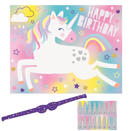 Gra urodzinowa dla dzieci Jednorożec Unicorn
