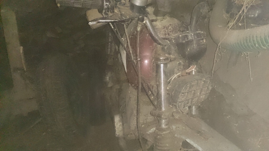 MZ 251 tuning, po remoncie, uszkodzony