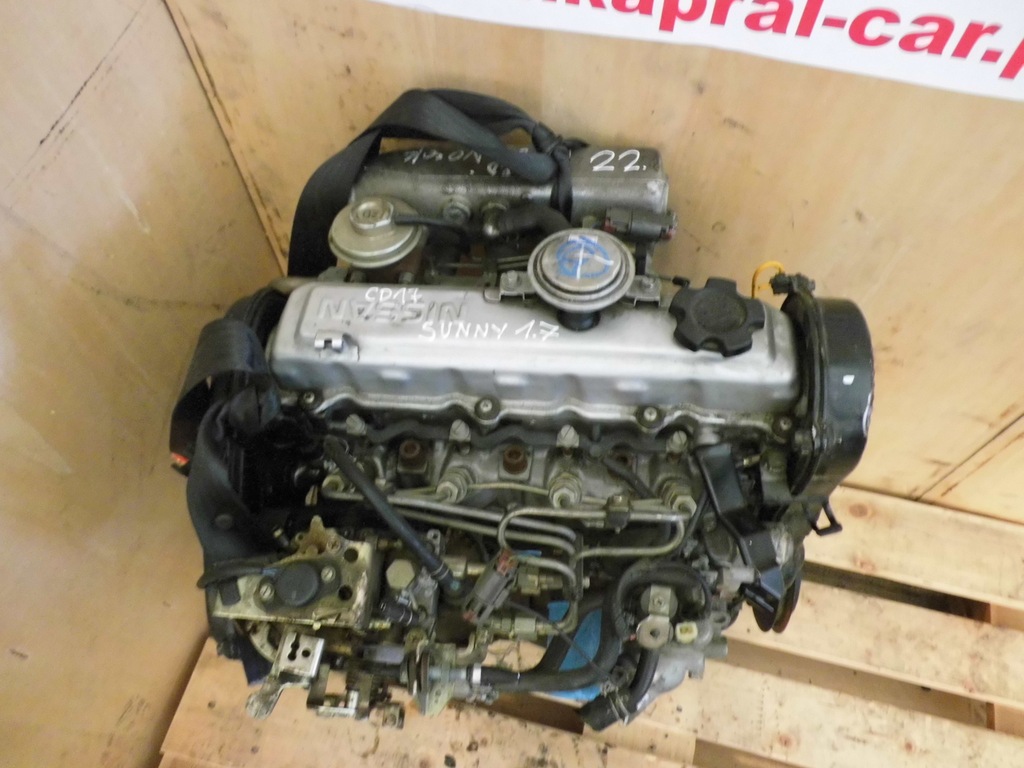 SILNIK NISSAN SUNNY 1.7D CD17 KOMPLETNY