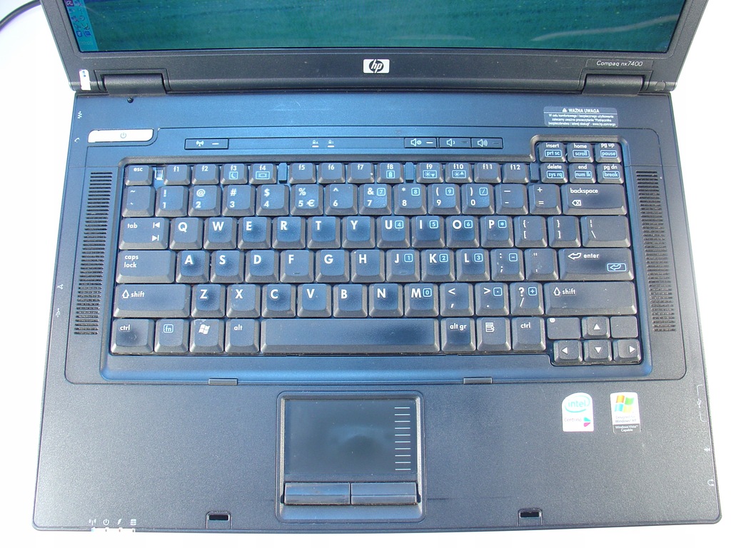 Hp compaq nx7400 не включается