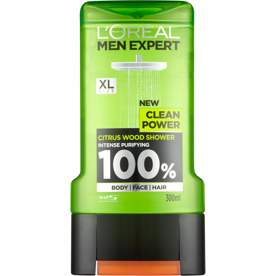 Loreal Men Expert Clean Power żel pod prysznic 300