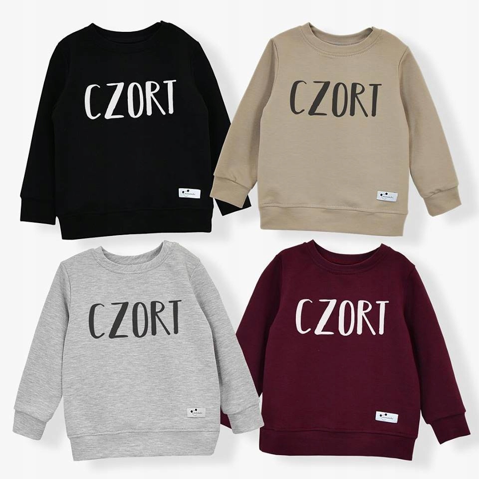 Minimiki bluza szary melanż Czort rozm.68