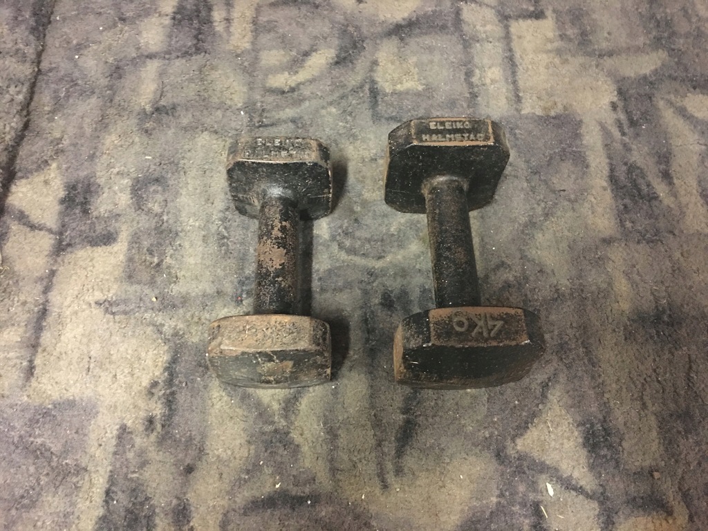 HANTLE Eleiko Halmetad zestaw 4kg + 3kg