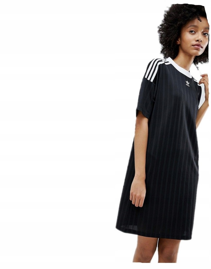 ADIDAS ORIGINALS sukienka T-SHIRT czarna XL 42