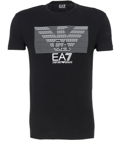 EMPORIO ARMANI EA7 markowy t-shirt 2017 NEW BLACK