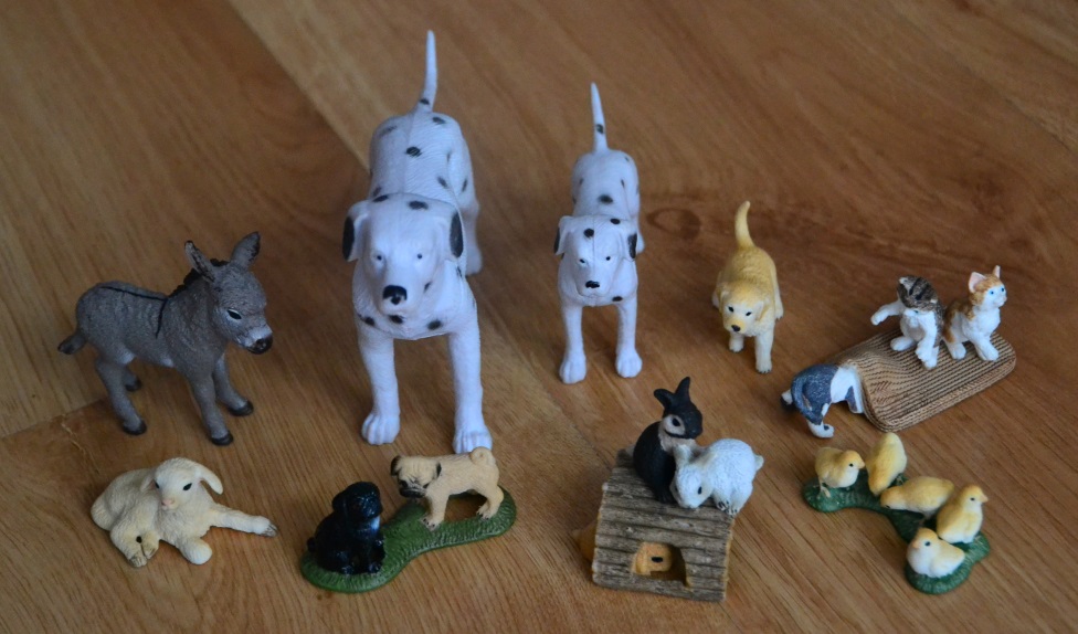 SCHLEICH ZESTAW Zwierzęta domowe 9 figurek