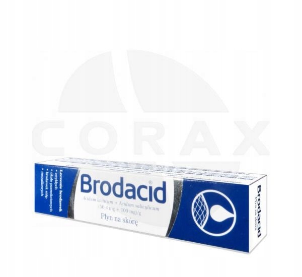 Brodacid płyn na brodawki 8 g